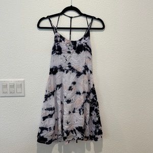 Olive and oak tie dye dress